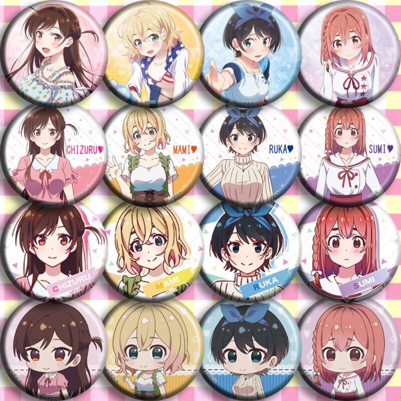 Kanojo, Okarishimasu Badges Collection – Yotsuba Store