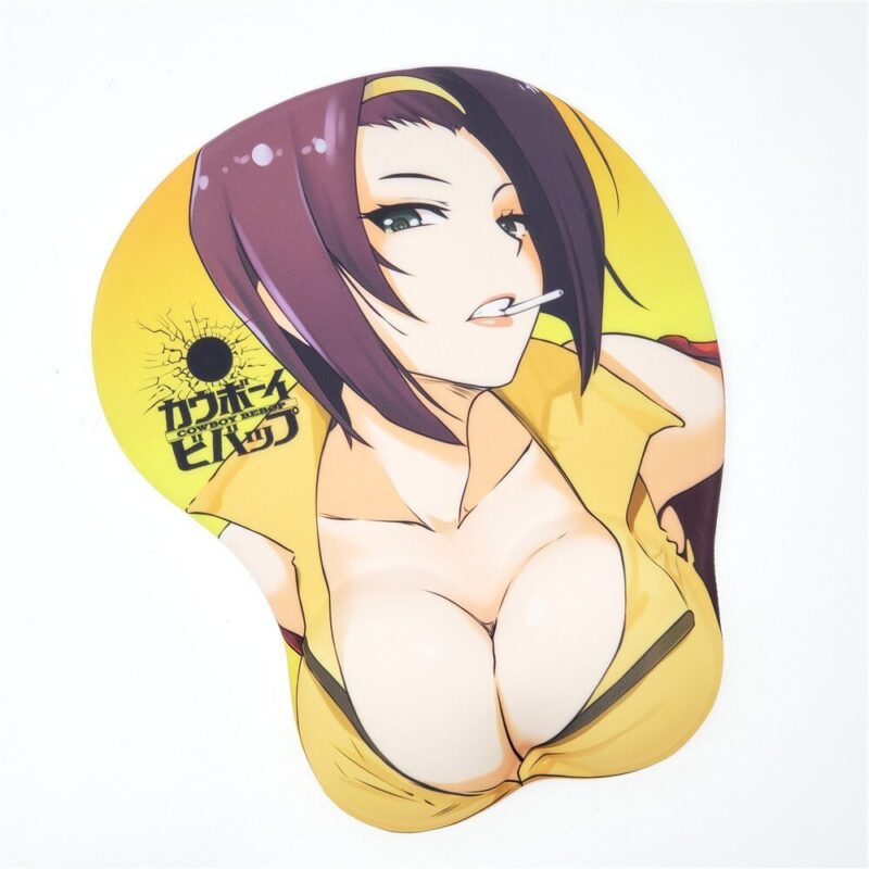 Cowboy Bebop Faye Valentine 3D Oppai Mouse Pad – Yotsuba Store