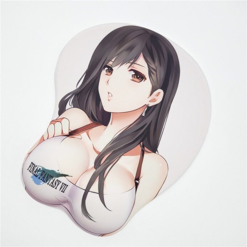 Final Fantasy VII Tifa Lockhart 3D Breast Mousepad – Yotsuba Store