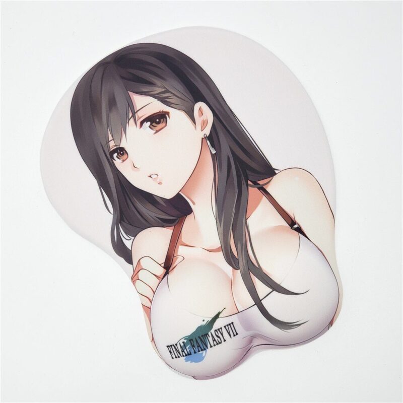 Final Fantasy VII Tifa Lockhart 3D Breast Mousepad – Yotsuba Store