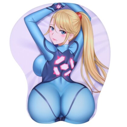 Metroid Samus Aran 3D Hips Mouse Pad