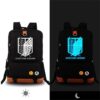 Attack on Titan Luminous School Bag