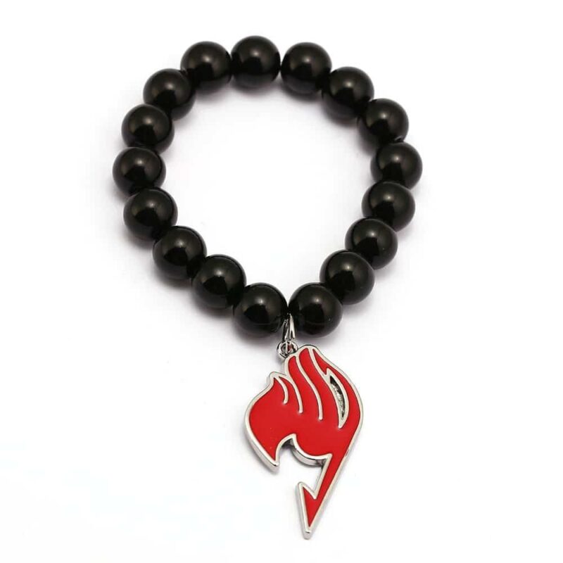 Fairy Tail Black Onyx Beads Bracelet – Yotsuba Store