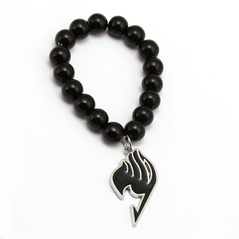 Fairy Tail Black Onyx Beads Bracelet – Yotsuba Store