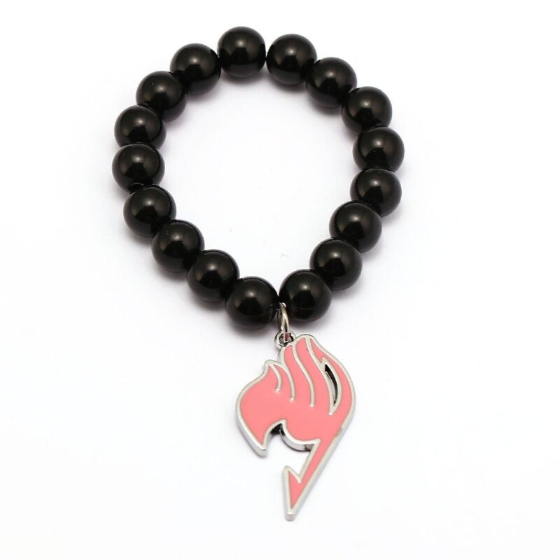 Fairy Tail Black Onyx Beads Bracelet – Yotsuba Store