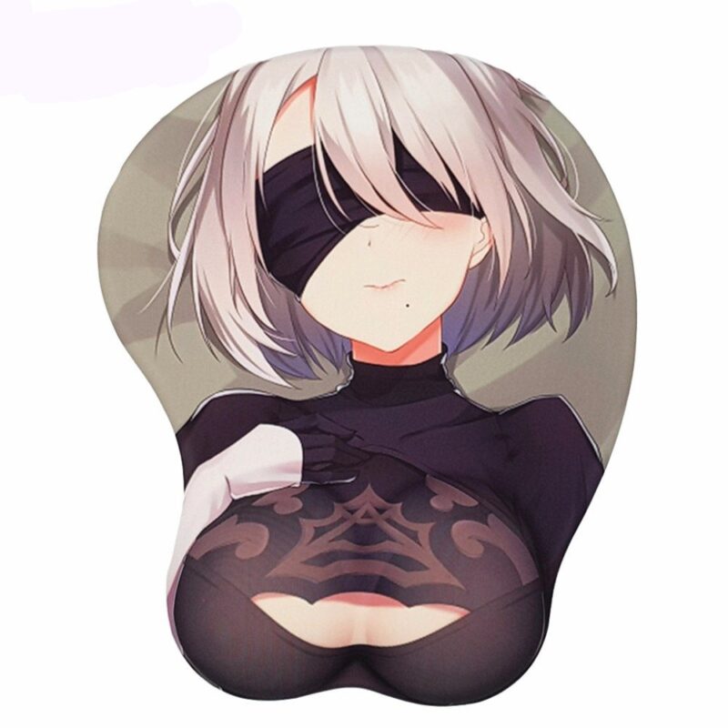 NieR: Automata YoRHa No.2 Type B 3D Oppai Mouse Pad – Yotsuba Store