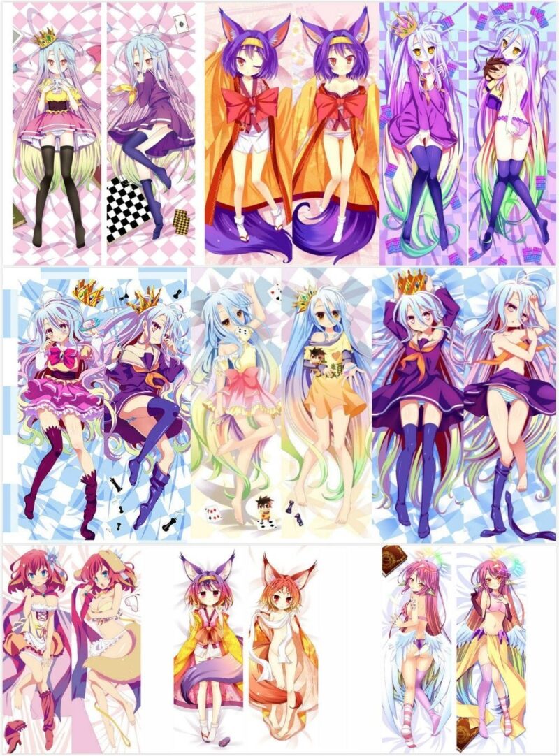 No Game No Life Dakimakura Hugging Body Pillow Covers – Yotsuba Store